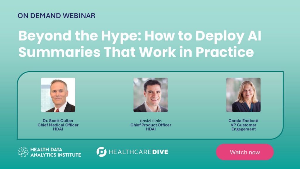 On demand webinar - Beyond the Hype How to Deploy AI Summaries That Work in Practice